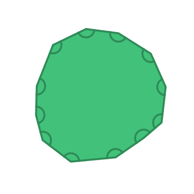 Interior angles of a dodecagon
