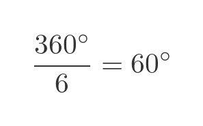 Exterior angle of a hexagon