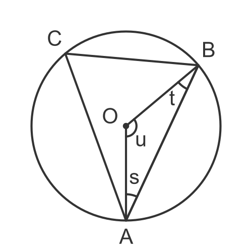 Alternate segment theorem proof