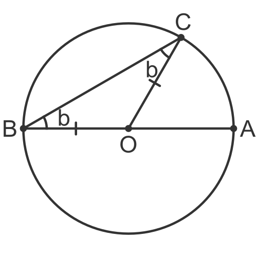 Angle in a semicircle is a right angle proof