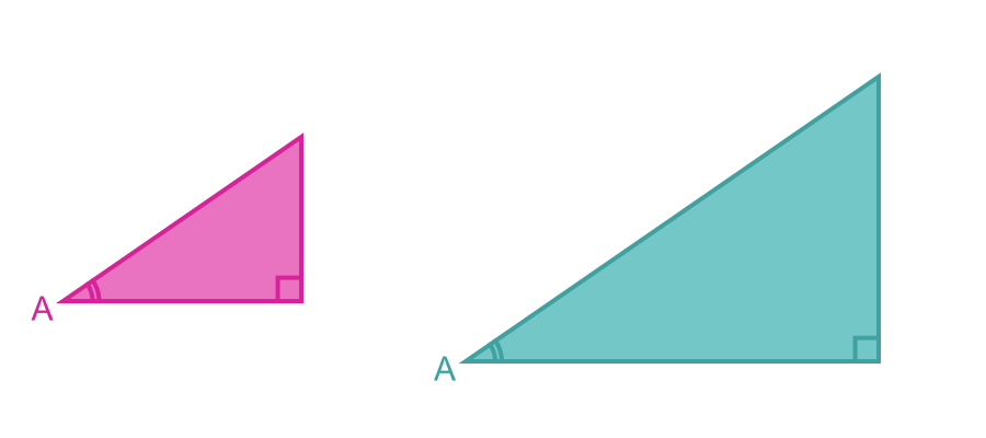 Similar triangles AA