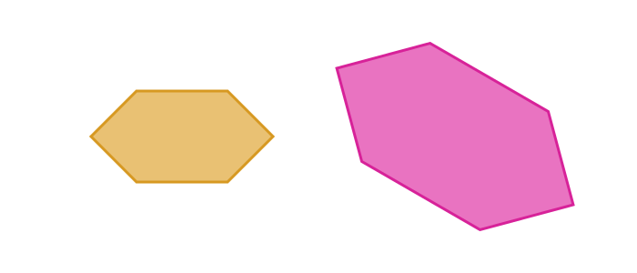 Similar hexagons