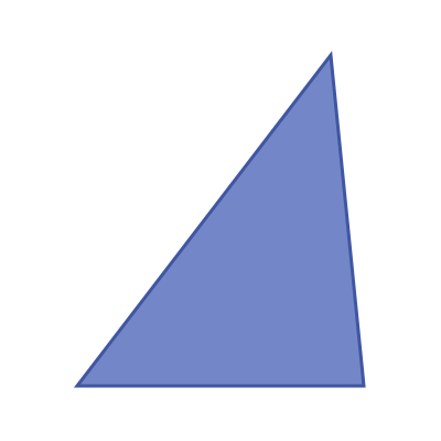 Line symmetry of scalene triangle