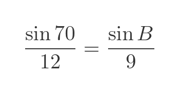 Sine rule
