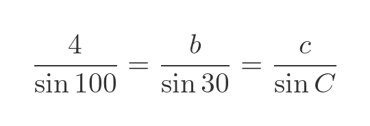 Sine rule