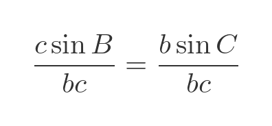 Sine rule
