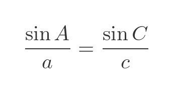 Sine rule