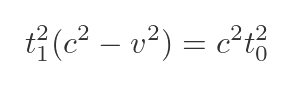 Time dilation