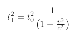 Time dilation
