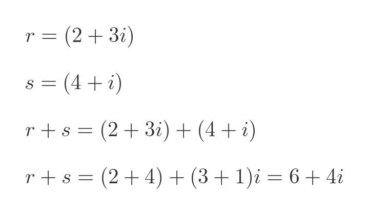 Complex number addition