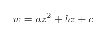 Quadratic complex form