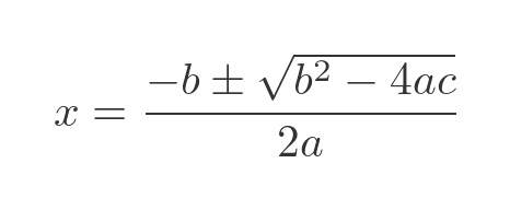 Quadratic solution