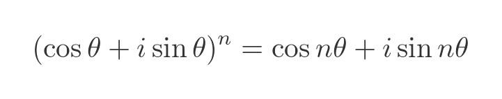 De Moivre's theorem