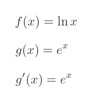 Solution for ln x