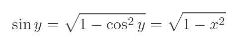 Inverse cosine function