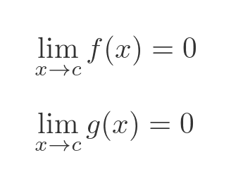 Limit of quotient