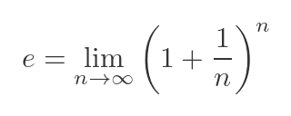 Finding e