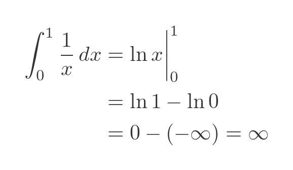 Non-convergent integrals