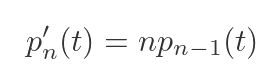 Laplace transform of t to the power n