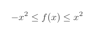 Squeeze theorem example