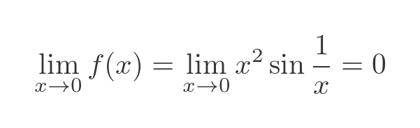 Squeeze theorem example