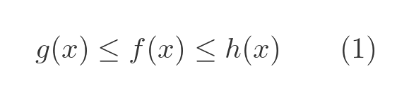 Squeeze theorem