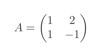 Matrix solution - 2 variables