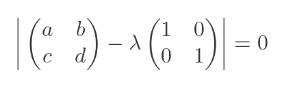 Characteristic equation