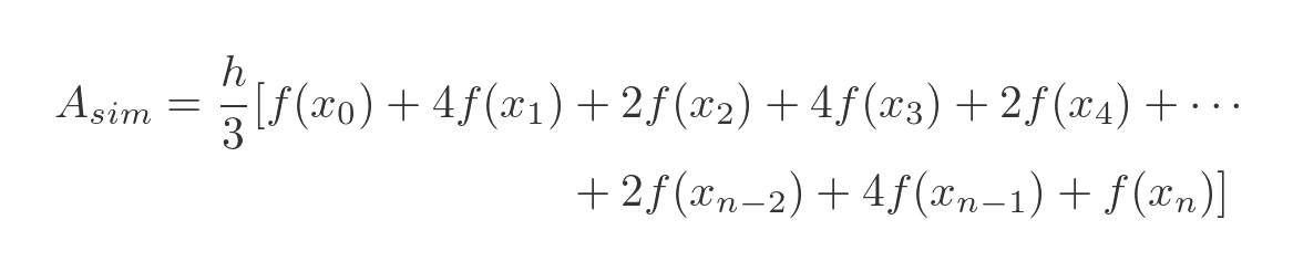 Simpson's rule