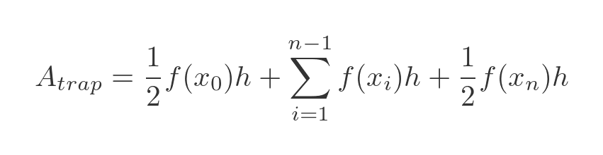 Trapezium rule