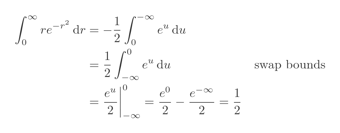 Evaluate integral