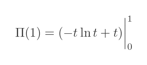 First integral