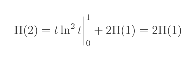 Second integral