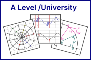 A Level and Undergraduate maths tutorials