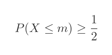 Binomial median