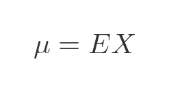 Derivation of the mean