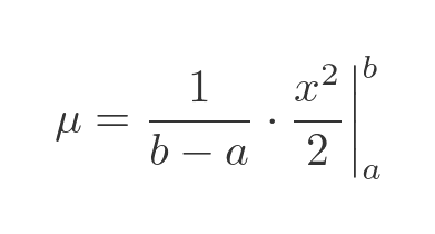 Derivation of the mean