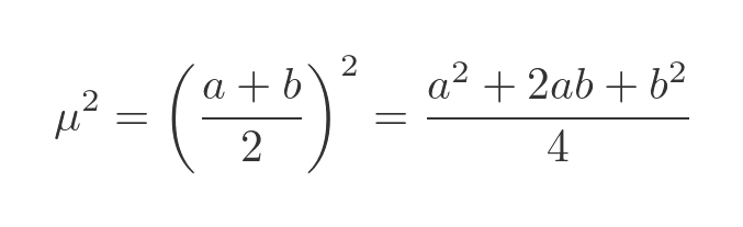 Derivation of the variance